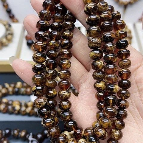 琥珀颈饰未镶嵌琥珀9