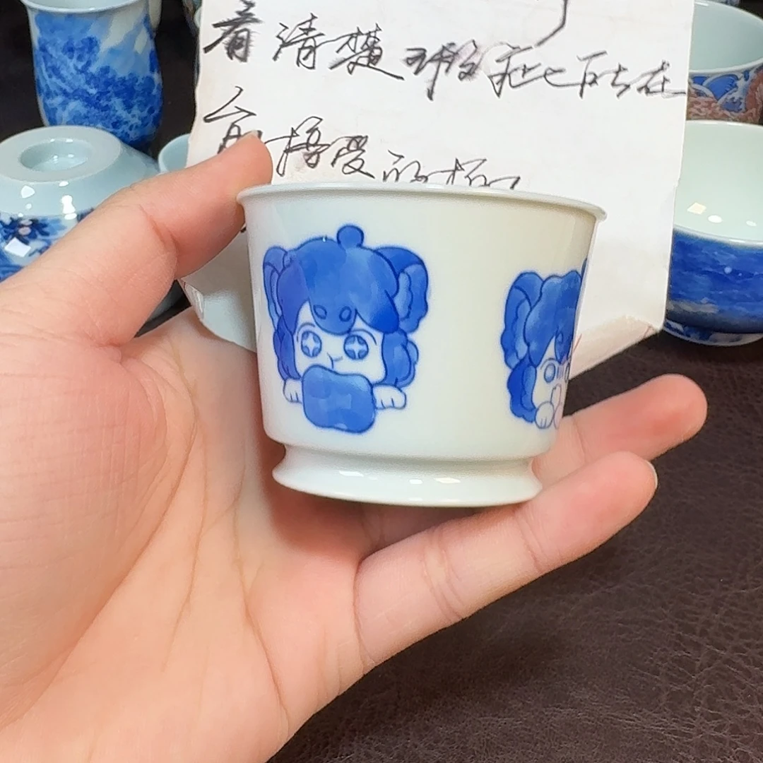 现代景德镇陶瓷杯