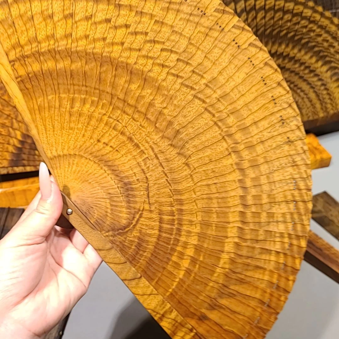 扇子21小叶桢楠金丝楠木苏扇