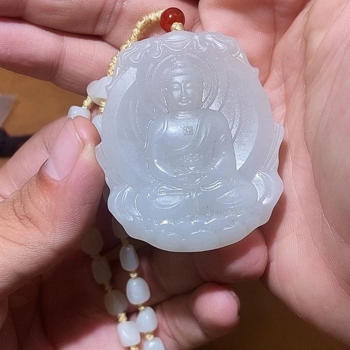 和田玉未镶嵌颈饰HX