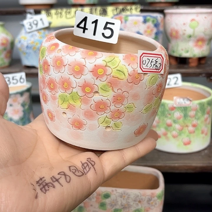 手工制作多肉花盆