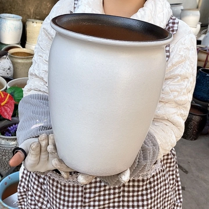 紫砂花盆正品口20高25