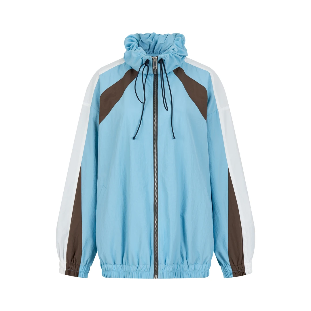 ANNAMOOER · 设计师品牌蓝色拼色外套 AM71W09