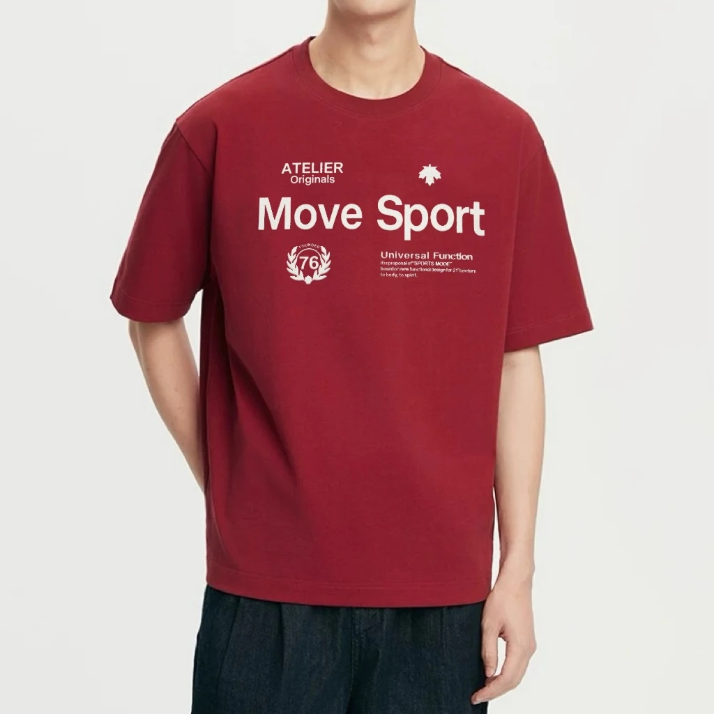 纯棉优质舒适230g男女春夏运动户外时尚休闲百搭轻奢圆领T恤短袖