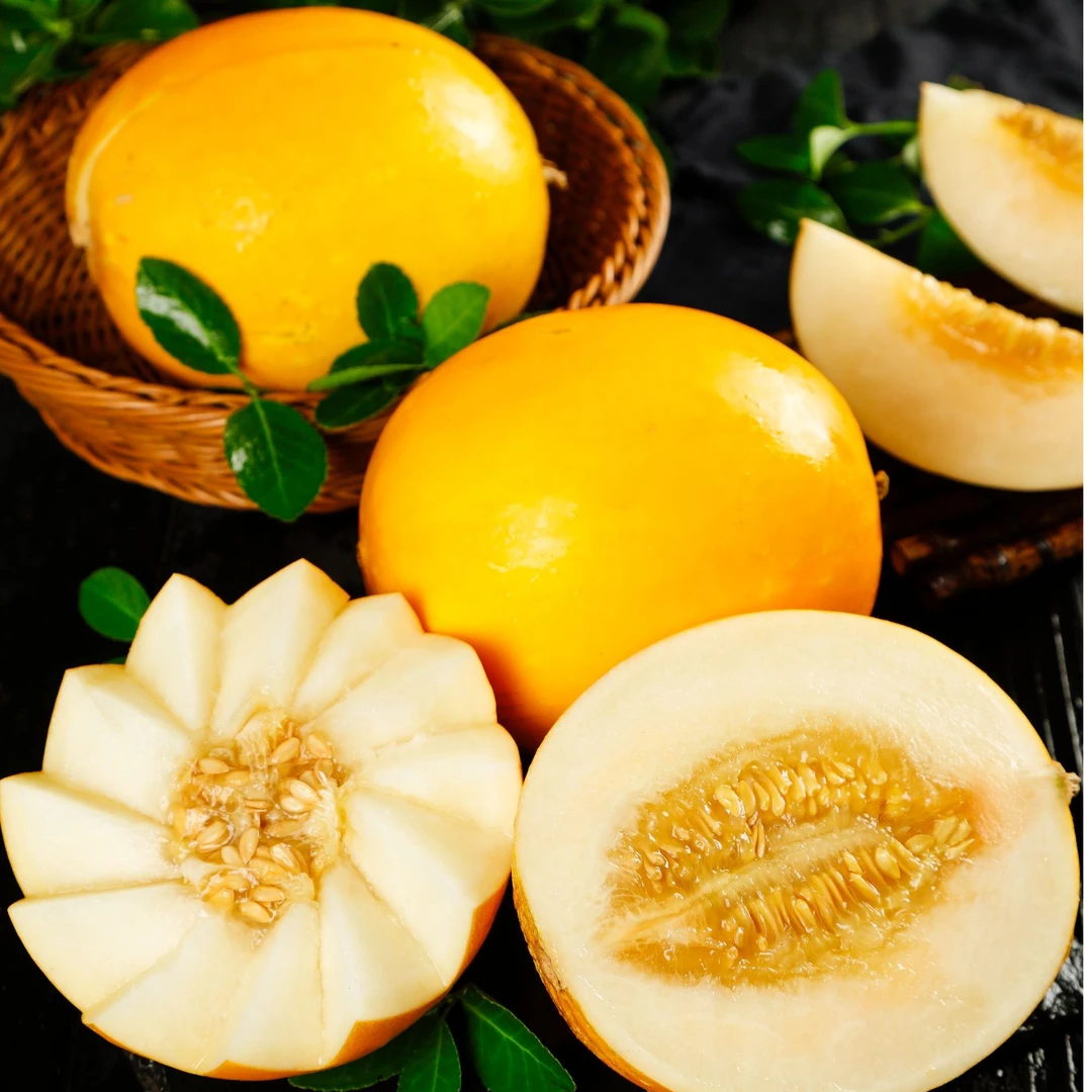 陕西冰糖牛奶蜜瓜4.5斤香甜多汁皮薄肉厚新鲜