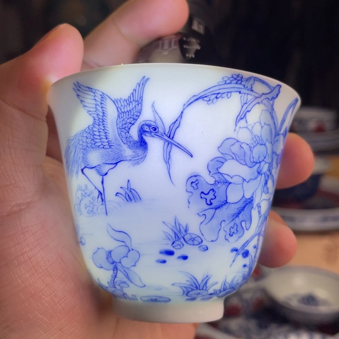 九段花鸟杯子系列