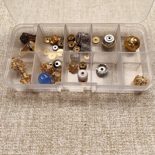 500号新款套盒三通➕顶珠腰珠➕备云隔片弟子珠➕盒子共计32件