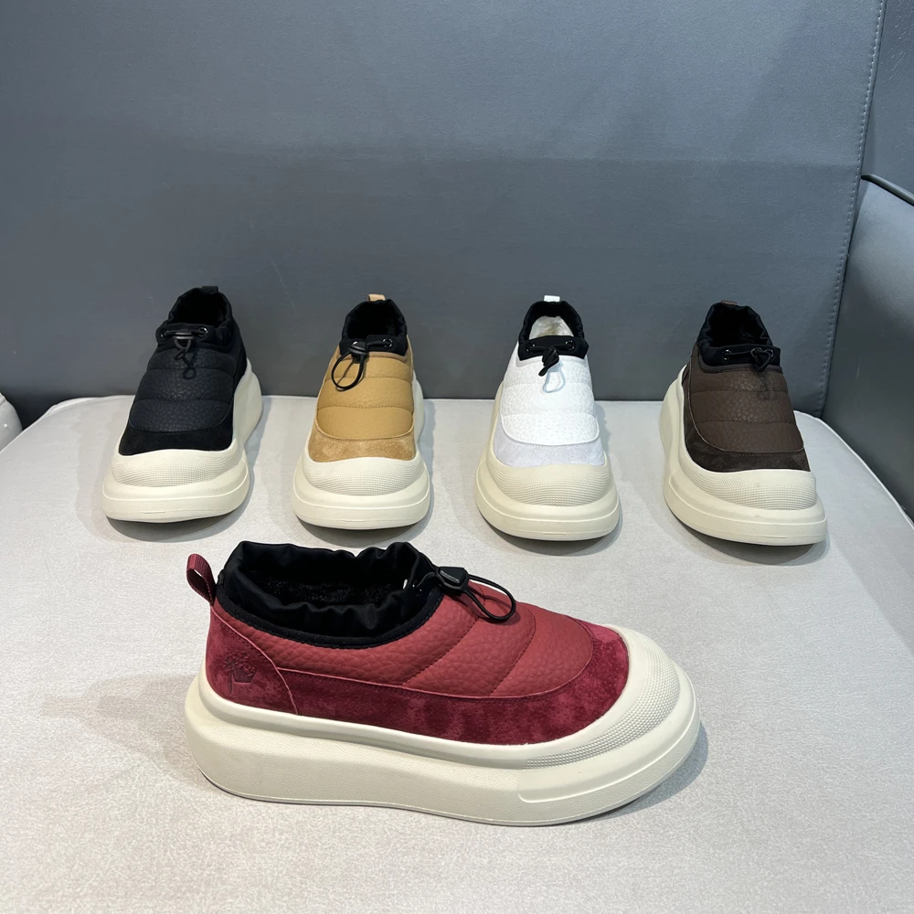 低帮潮鞋保暖加绒运动时尚休闲鞋运动休闲鞋白色冬季棉鞋潮流男士