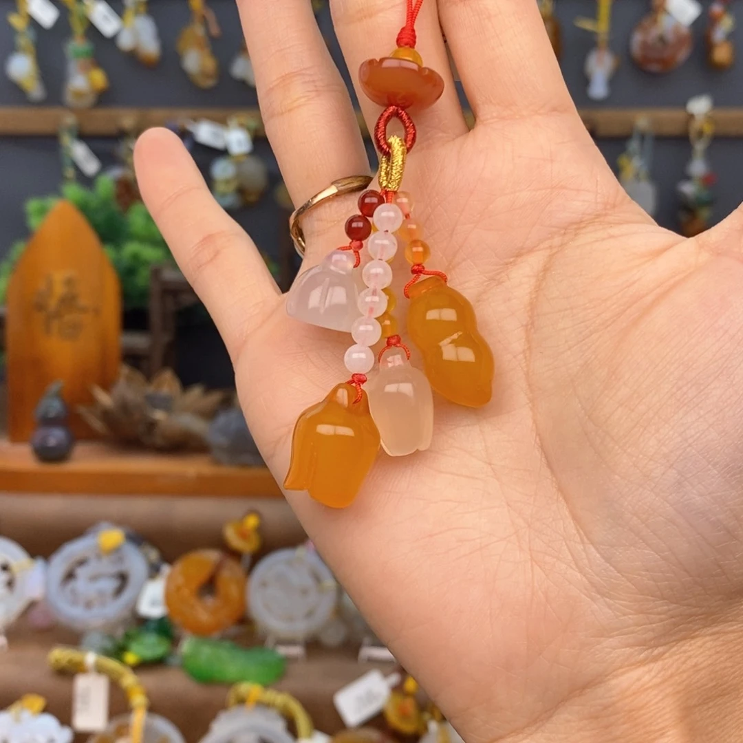 玛瑙/玉髓车挂未镶嵌66666666