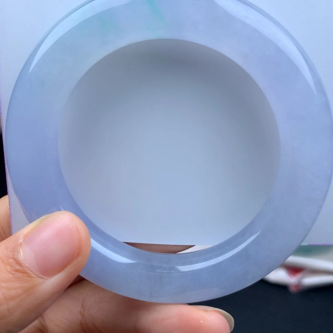 未镶嵌手镯翡翠大胖子冰春彩有包容