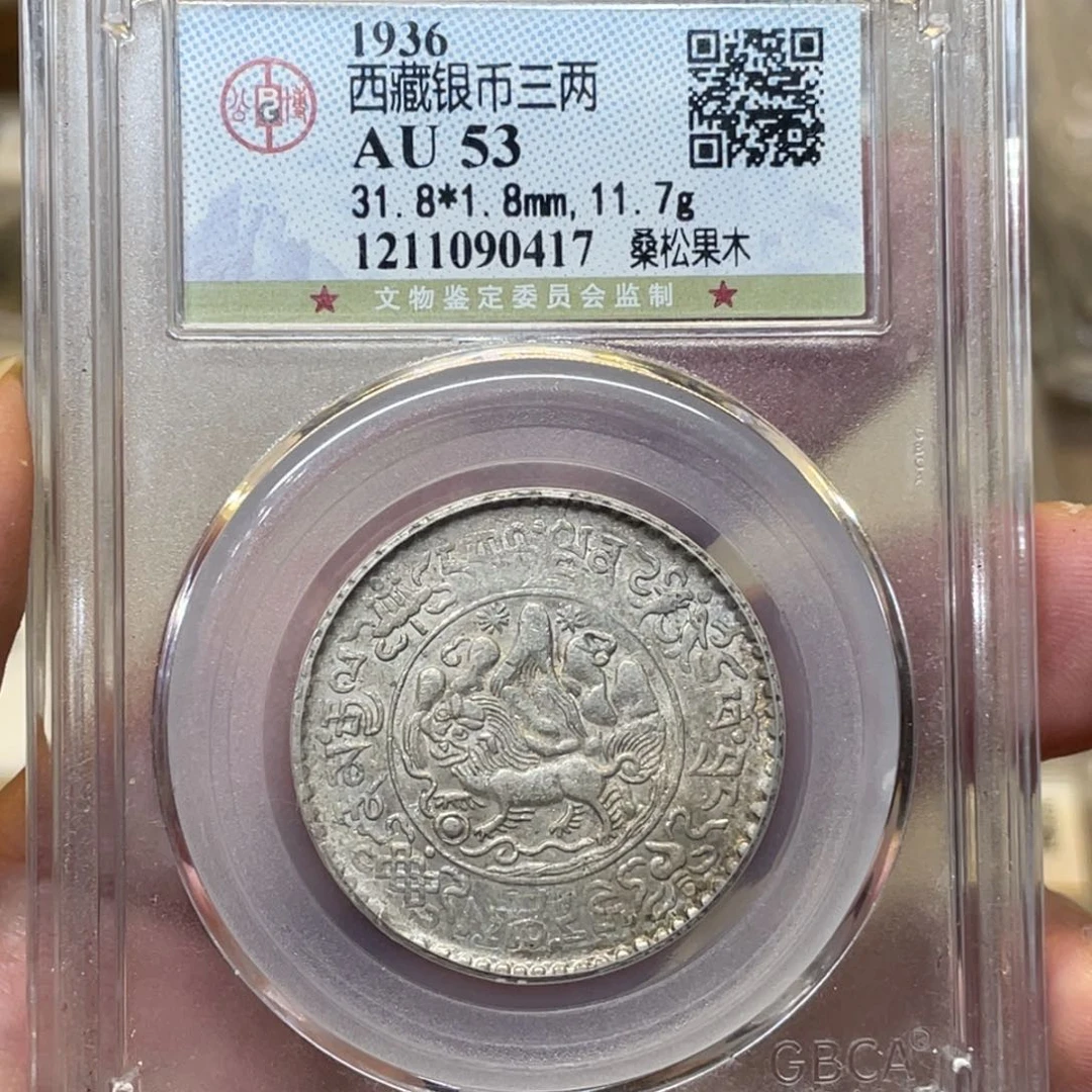 银古钱币一枚图片品相