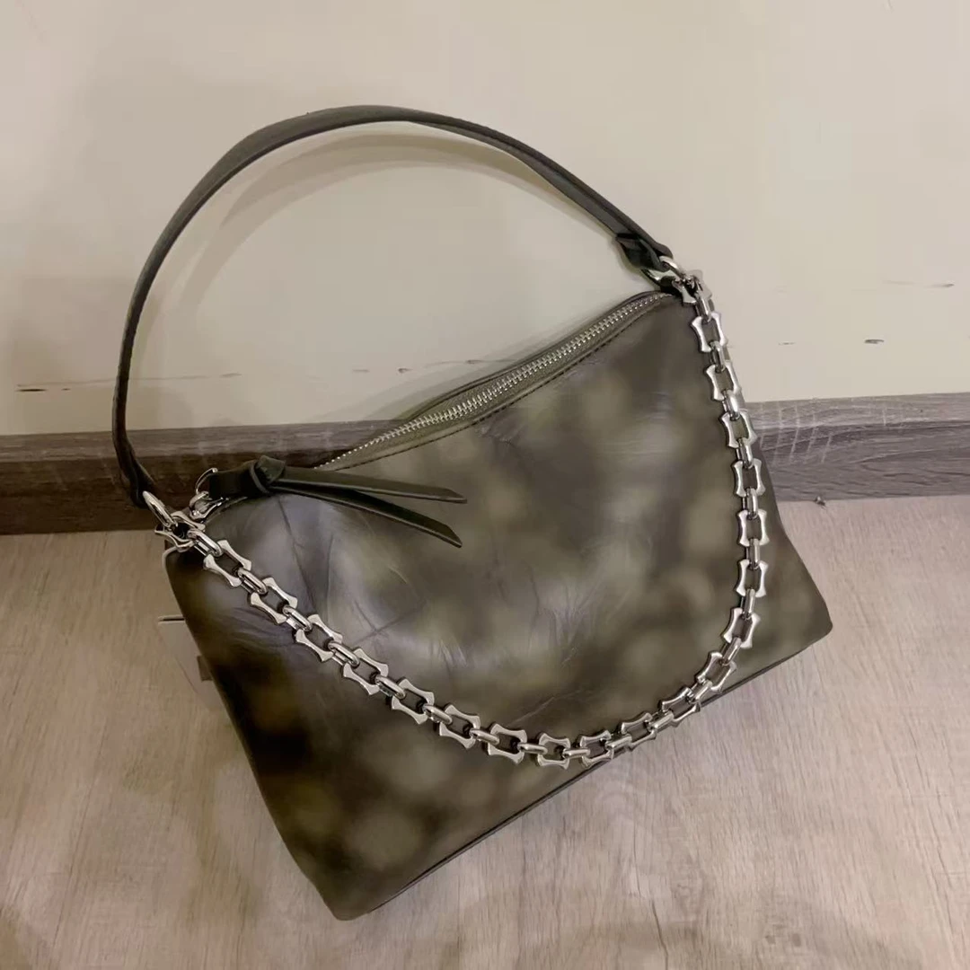 6286#丛林绿【尺寸：长25宽高17】潮流气质休闲百搭时尚女士单肩包