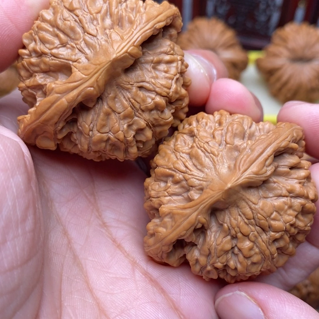 文玩核桃把件全品毕业官帽48尺