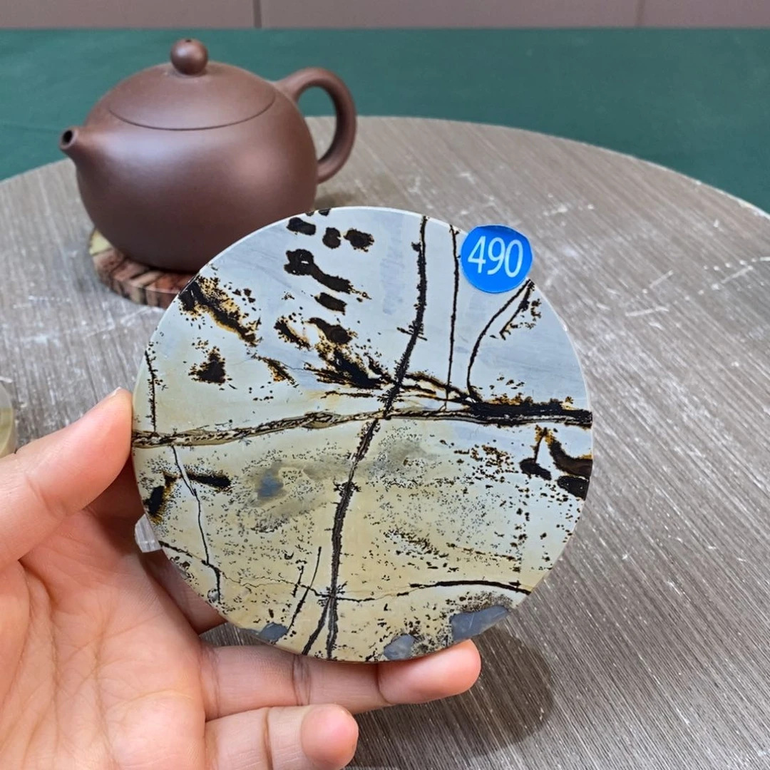 石材广西国画石草花石