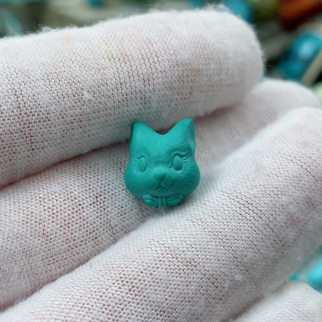 绿松石珠宝奇石未镶嵌