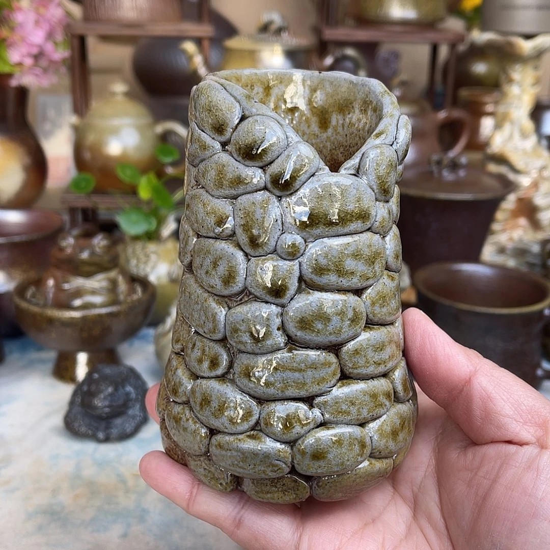 柴烧手工花瓶花器