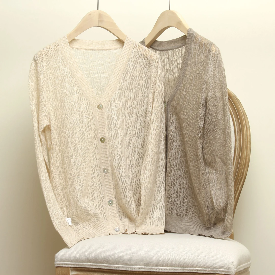 YFW086  长袖女羊毛开衫秋冬气质休闲款遮肉基础百搭针织