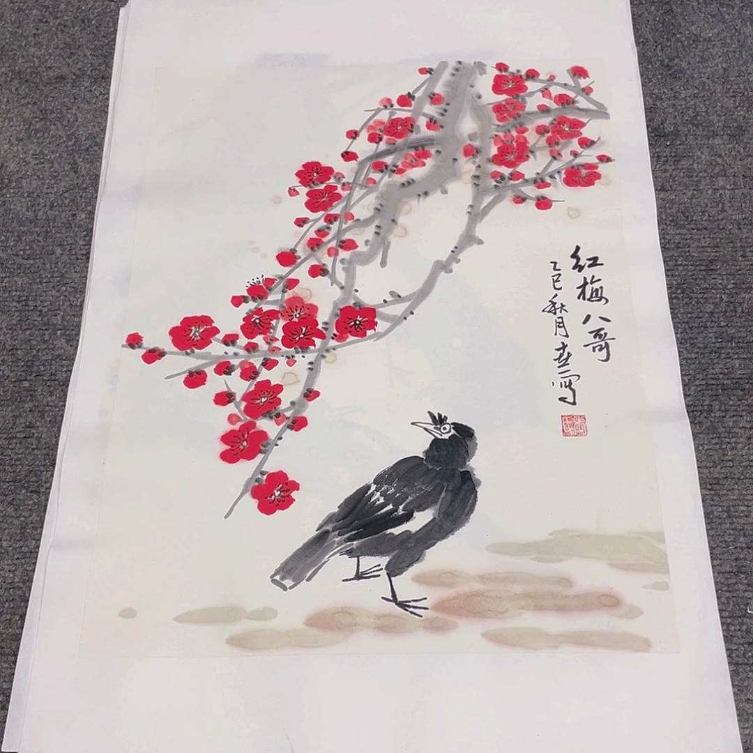 国画1.4平尺纯手绘国画作品
