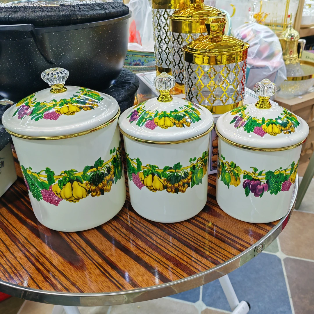 礼盒壶茶叶罐糖罐带盖，新款，家用三件套