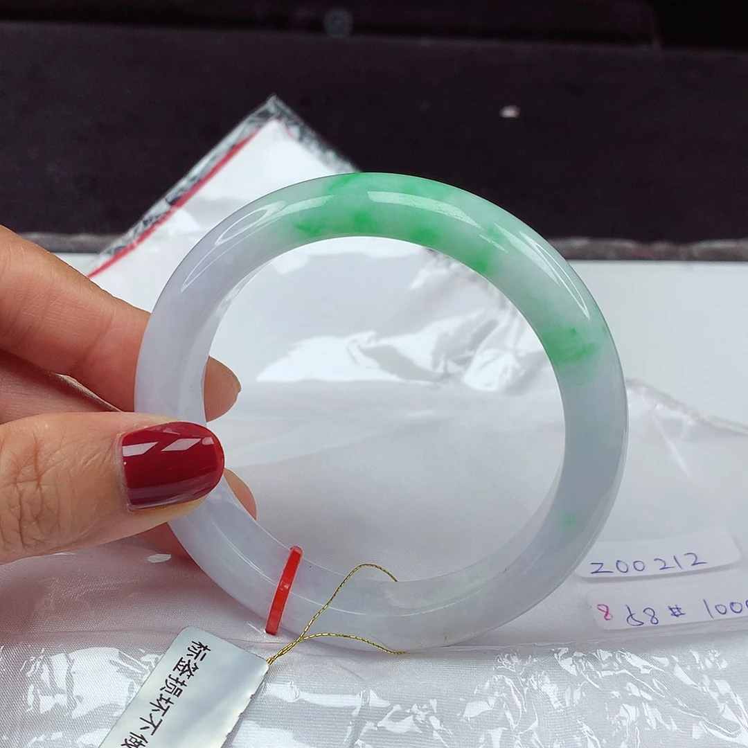 翡翠手镯未镶嵌58圈0212