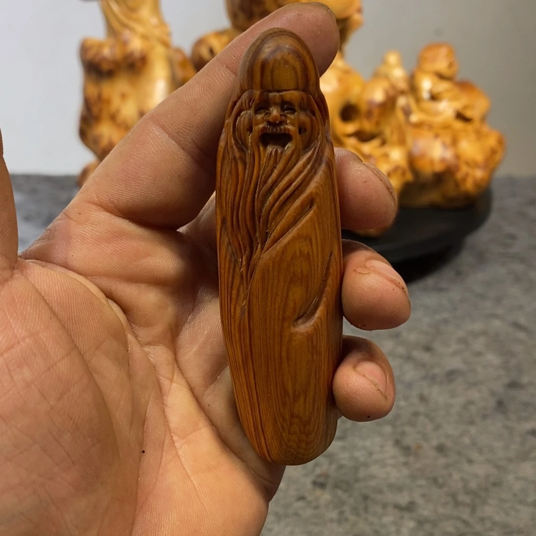 柏木（崖柏）木雕工艺品摆件家居装饰手把件