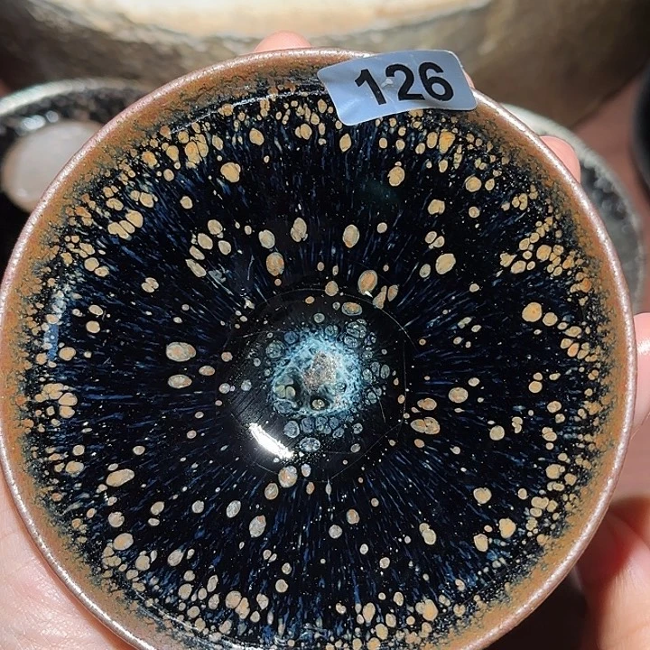 茶盏琢泥窑建盏柴烧