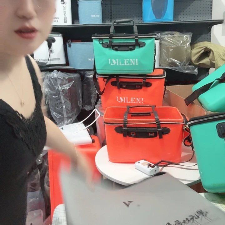 达***溜EVA鱼护袋。 灰色的45