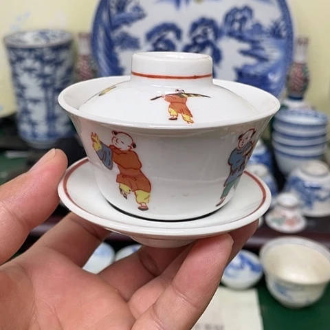 【闪购商品】碟黑****9中古工艺品回流瓷器