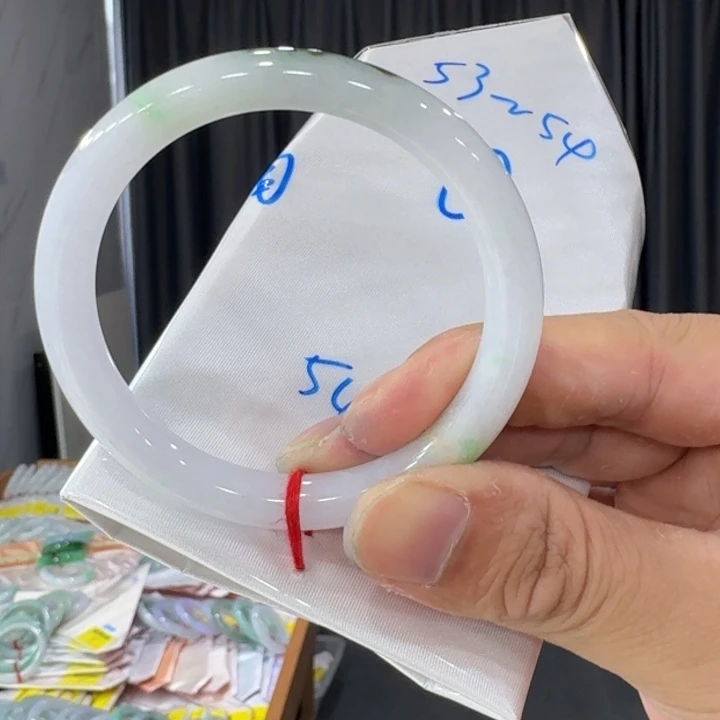 翡翠手镯未镶嵌奈*纯天然缅甸翡翠a货