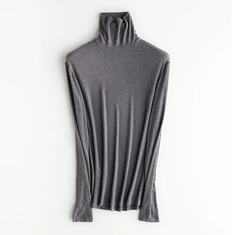 「膨体高领」新款女膨体发热打底衫T恤A0232