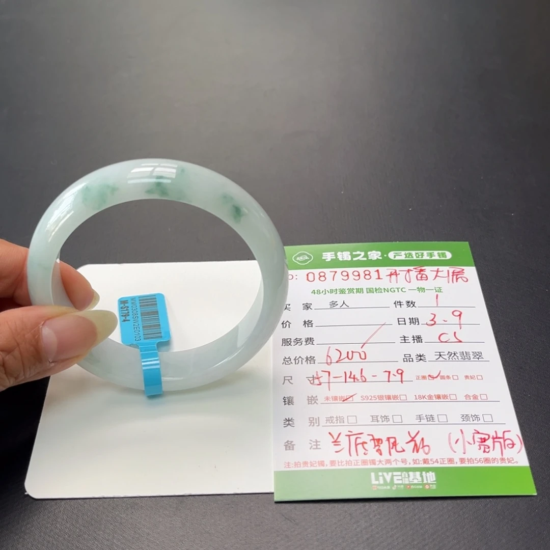 翡翠手镯未镶嵌多人