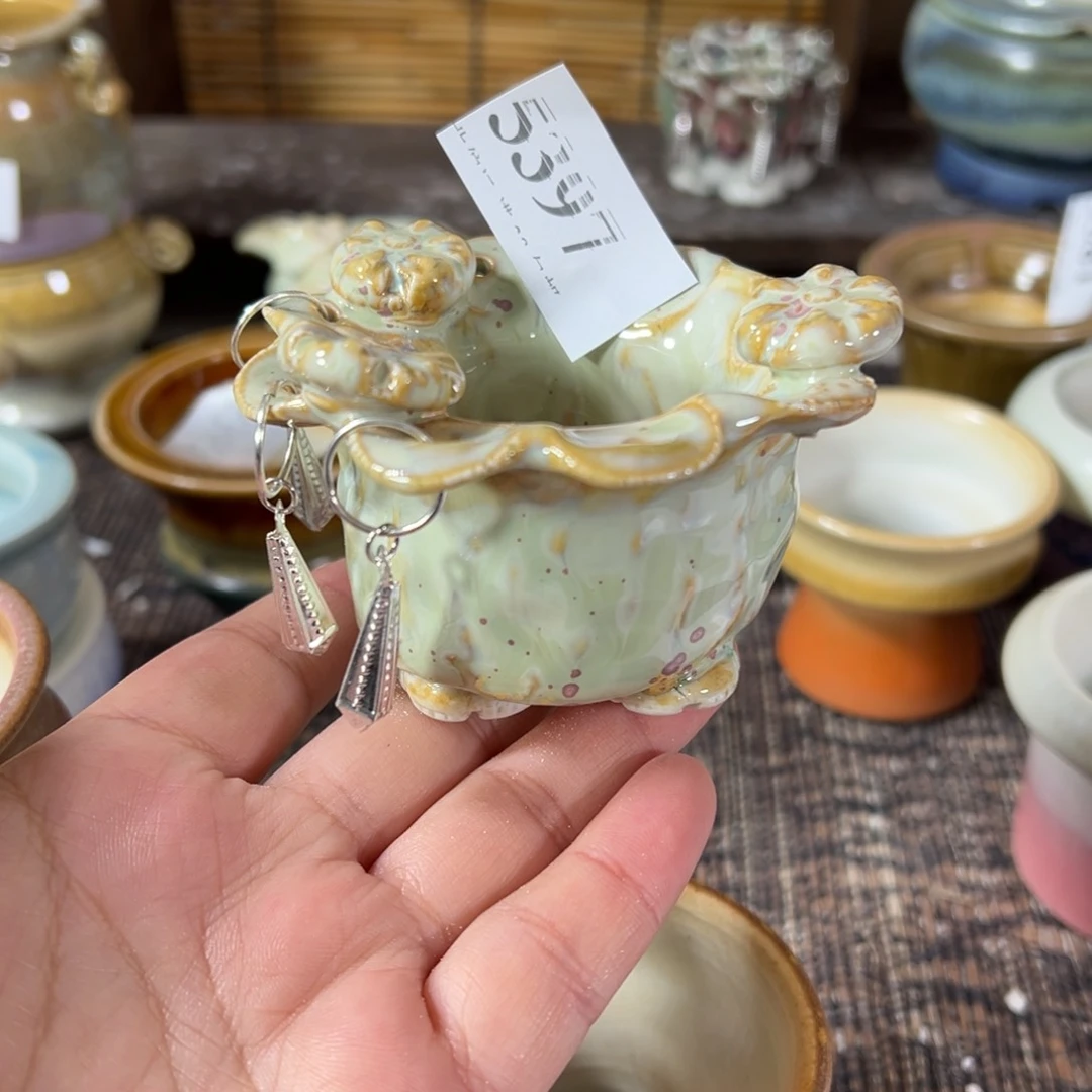 陶瓷景德镇手工花盆