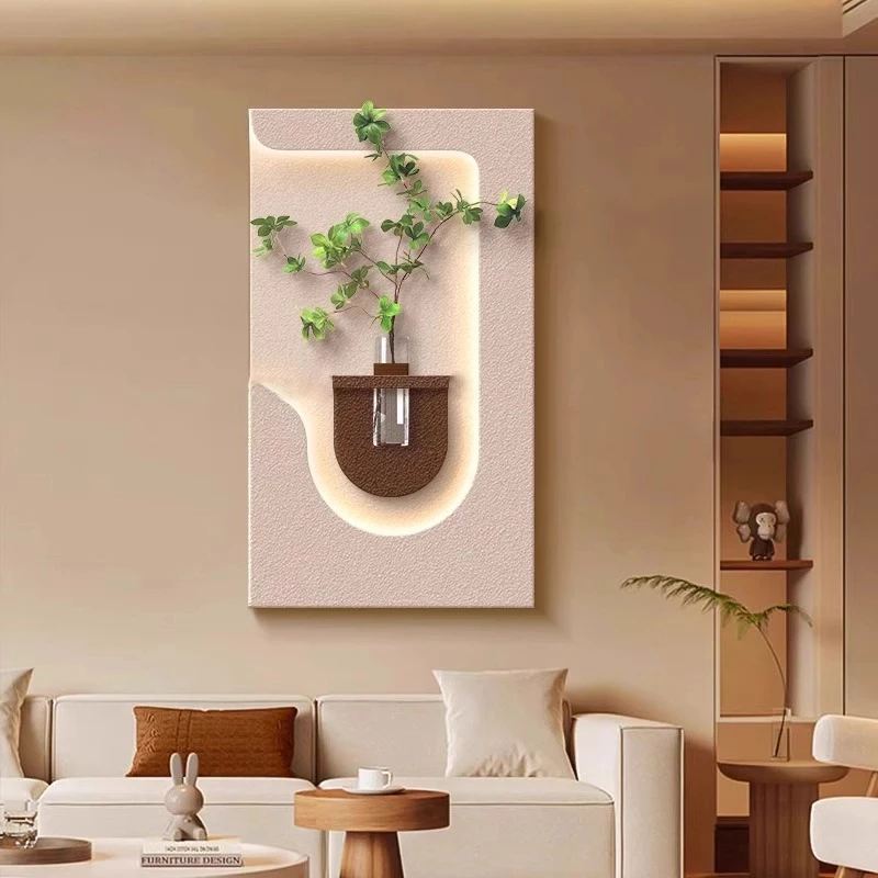 【经典款灯画】水培绿植装饰画玄关装饰画LED灯画客厅书房餐厅卧室