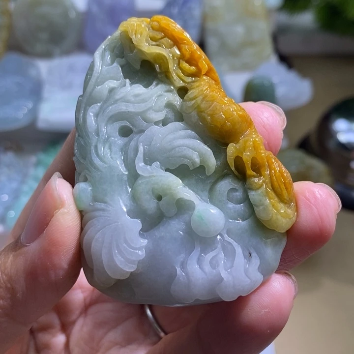 【闪购商品】颈饰未镶嵌翡翠龙凤