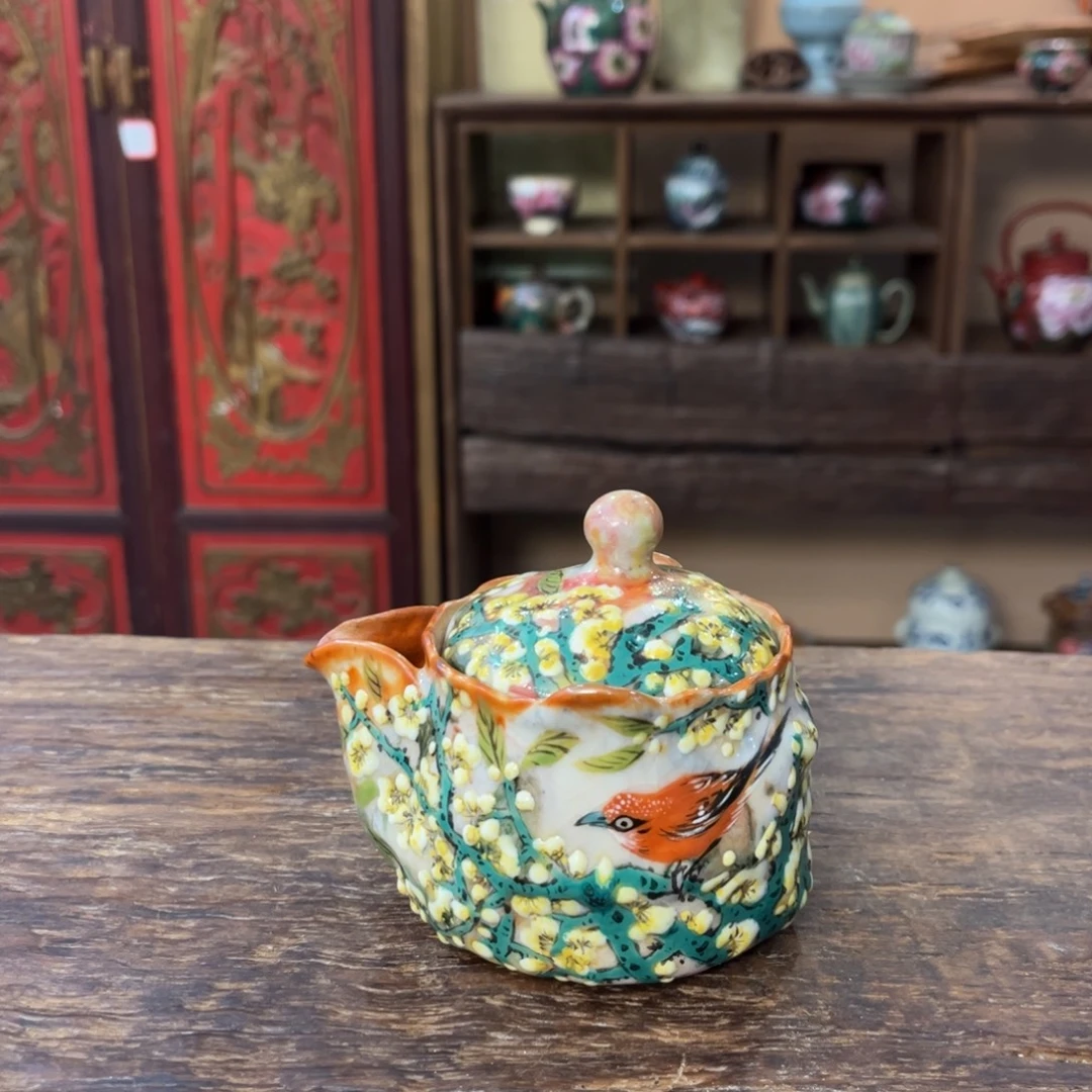 柴烧手工手绘陶瓷