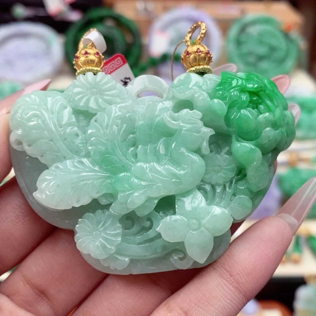 颈饰未镶嵌翡翠翡翠吊坠