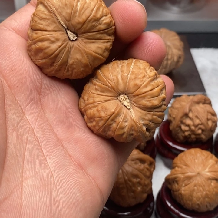 文玩核桃把件40南瓜一根筋