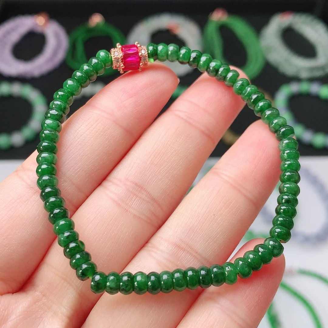 翡翠未镶嵌手链翡翠