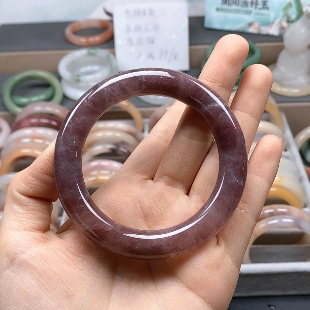 【闪购商品】石英质玉手镯未镶嵌南**月