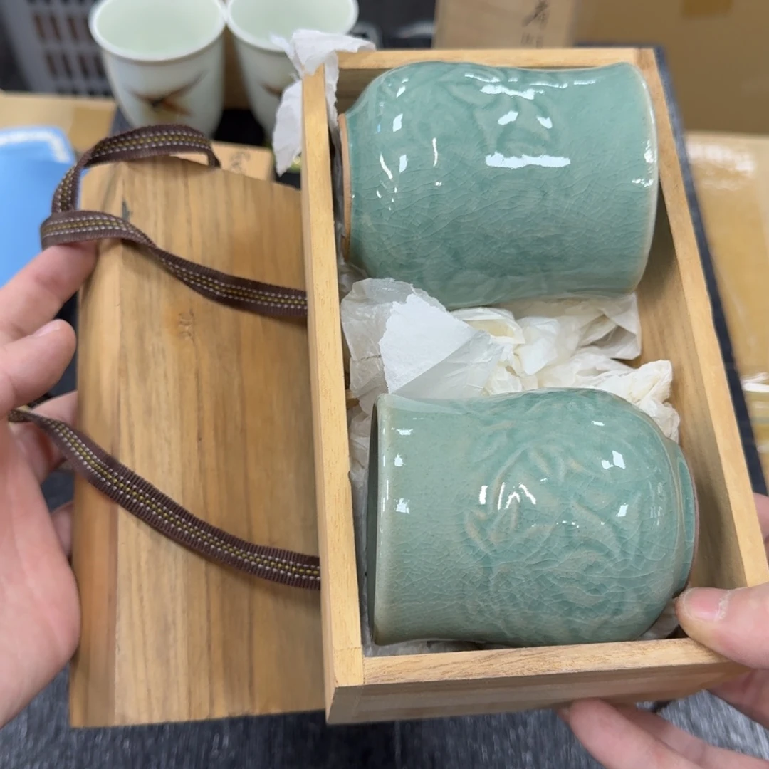 陶瓷日本中古工艺品摆件