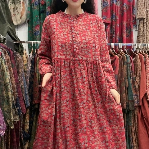 招财猫收腰裙658-4