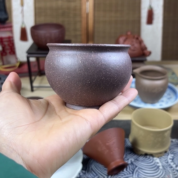 紫砂茶壶主人杯容量120