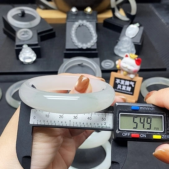 石英质玉（金丝玉）未镶嵌手镯