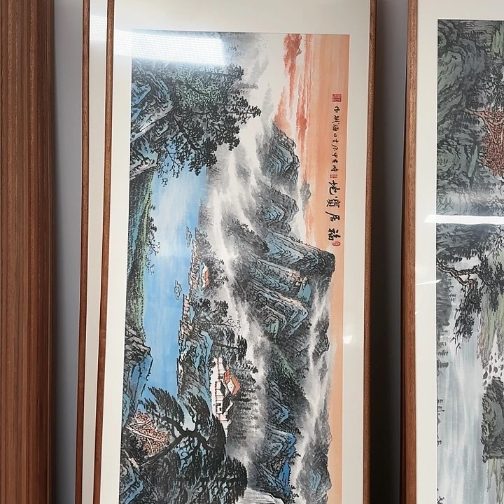 国画带框作品欣赏
