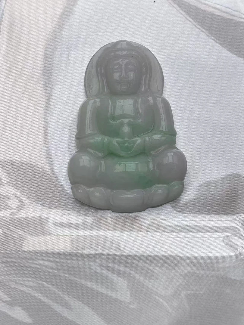 天然缅甸翡翠A货正装观音多样性发一件