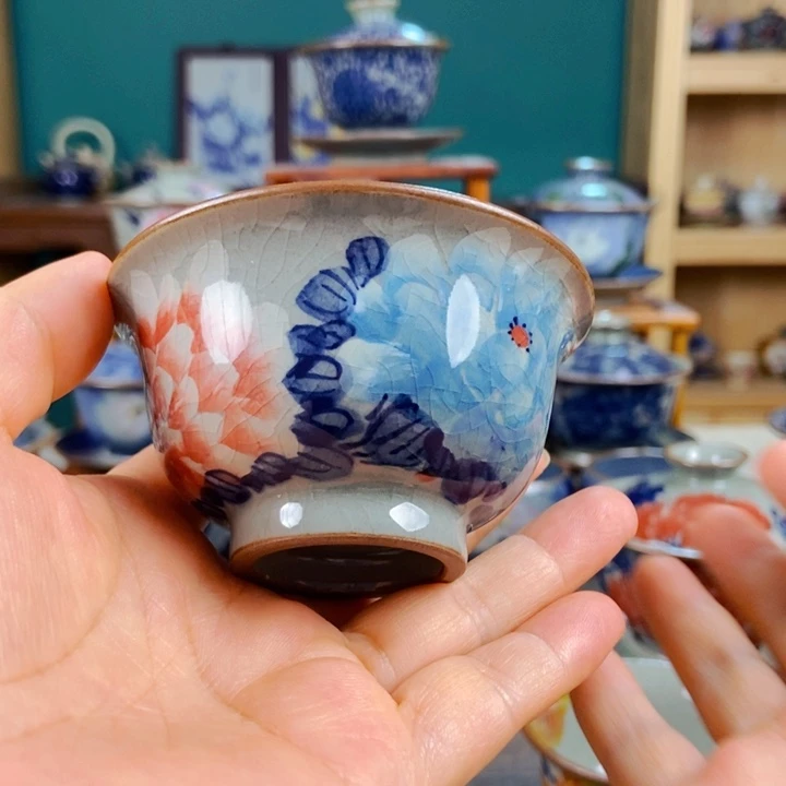 瓷片手工制作工艺精湛等特点