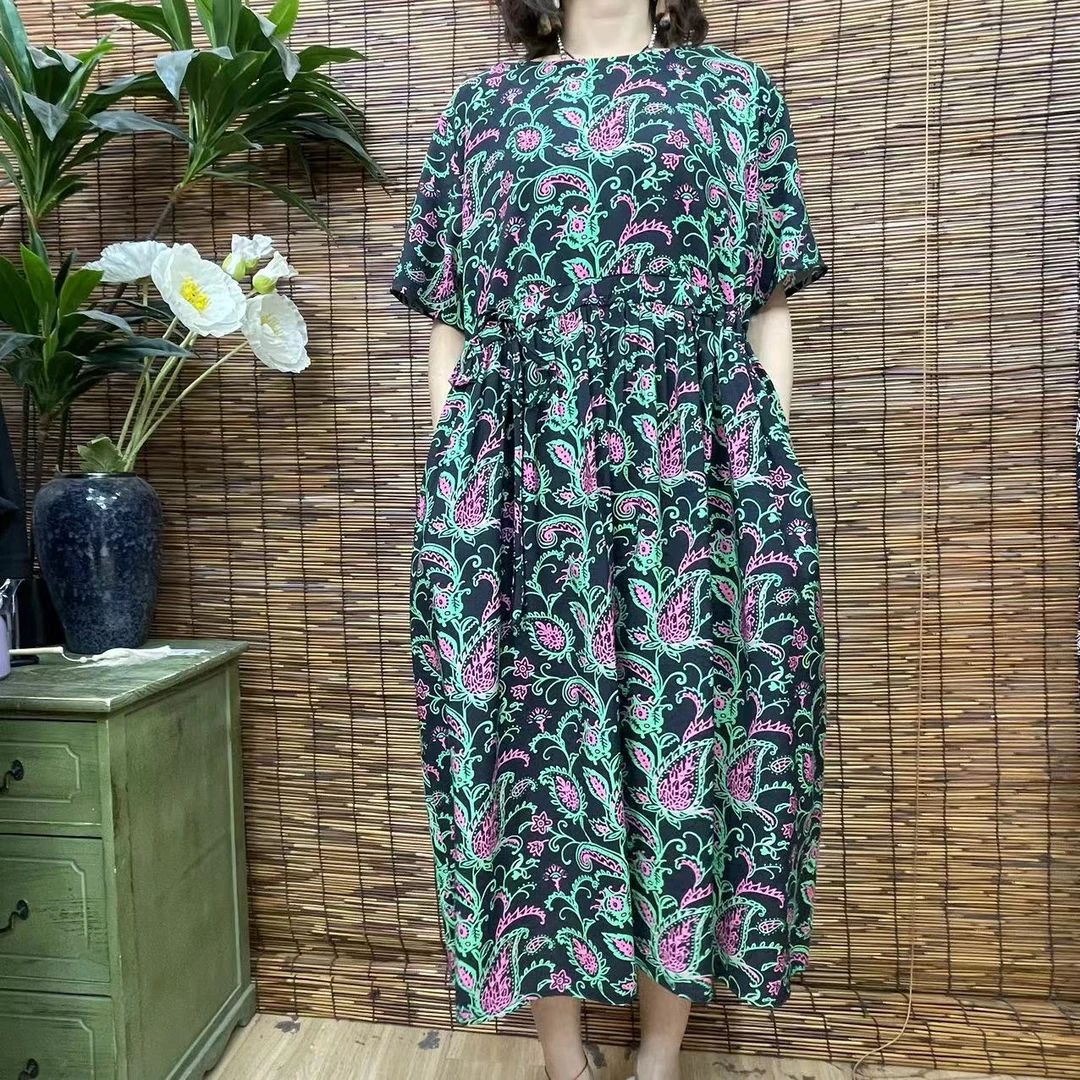 3601新款夏季气质优雅减龄连衣裙QZ