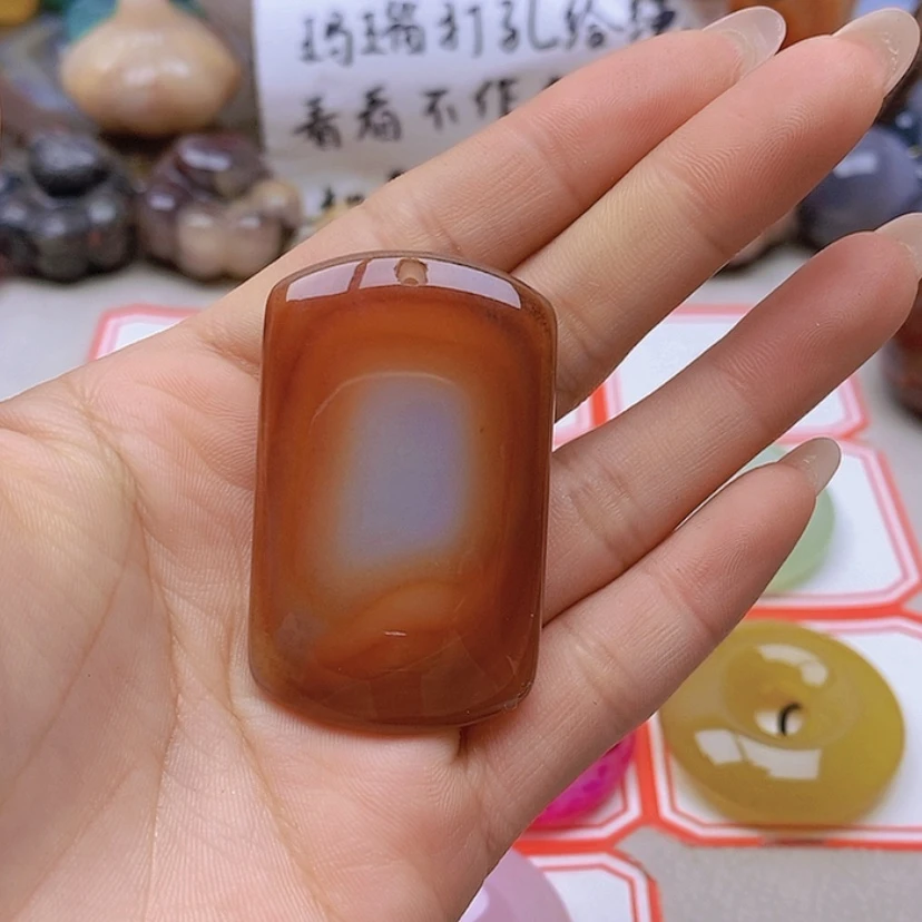 【闪购商品】未镶嵌玛瑙/玉髓珠宝半成品物****程