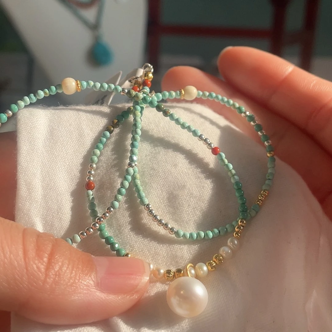 绿松石配饰未镶嵌