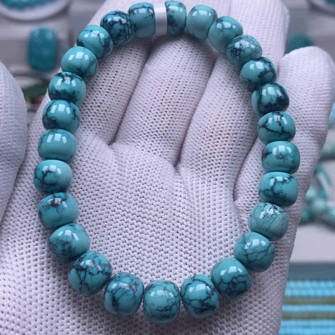 绿松石未镶嵌原矿纯干料绿松石